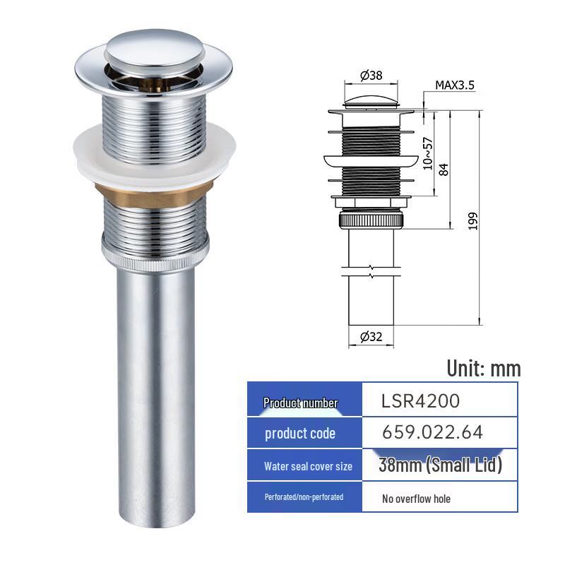 Lantuan Pop-up Basin Drain Stopper