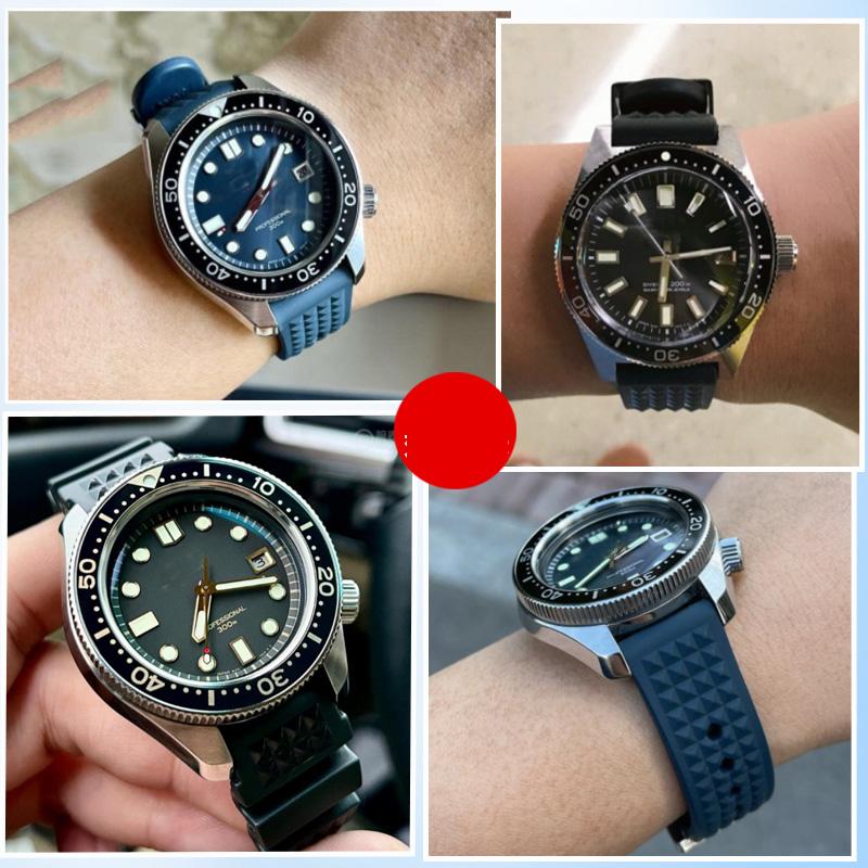 Geeignet für Seiko PROSPEX Vorfahren mm Serie Nachbildung SLA017J1 SLA039J1 Silikon-Gummi-Uhrenarmband 20mm 22mm