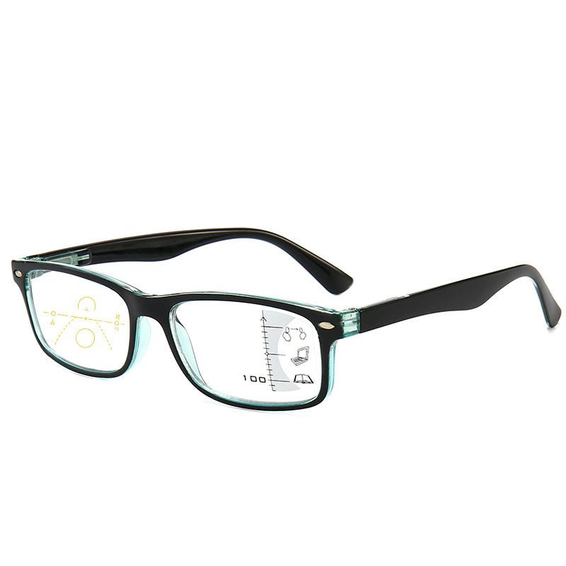2019 Retro Anti-Blue Progressive Multi-Focus Reading Glasses, Men'S And Women'S Large-Frame Smart Glasses Reading Glasses