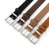 Women's Versatile Suede Belt with Retro Antique Silver Buckle - Fashionable Accessory for Jeans