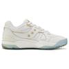 SAUCONY Cross 90 Slip Resistant Cushioning Abrasion Resistant Low Top Skateboard Shoes Unisex White Brown Saucony S79035-15