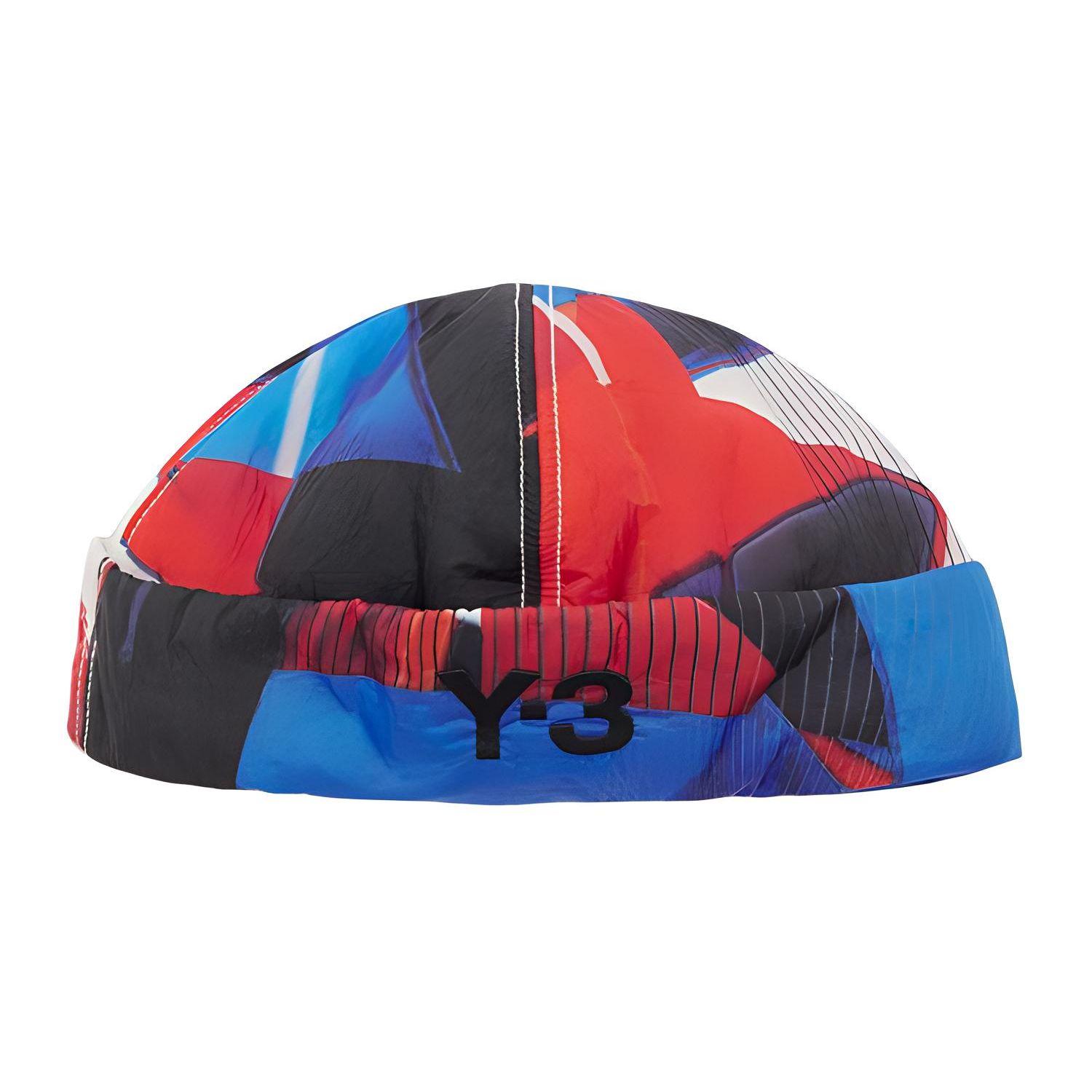 

Y-3 Striped Design Nylon Yarn Cap Unisex caps Multi-color 38-IJ4844 S