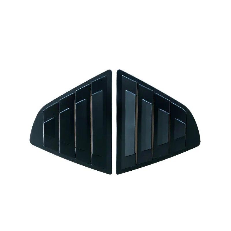 

Для Toyota Camry Sedan 2018 автомобильная задняя жалюзи, боковая шторка, крышка, накладка, наклейка, вентиляционный совок, ABS Авто матовый черный