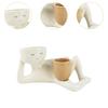 Side Lying Figure Planter Desktop Ornament for Small Plants Resin Plant Pot for Indoor/Outdoor Entrance Yard Balcony Living Room