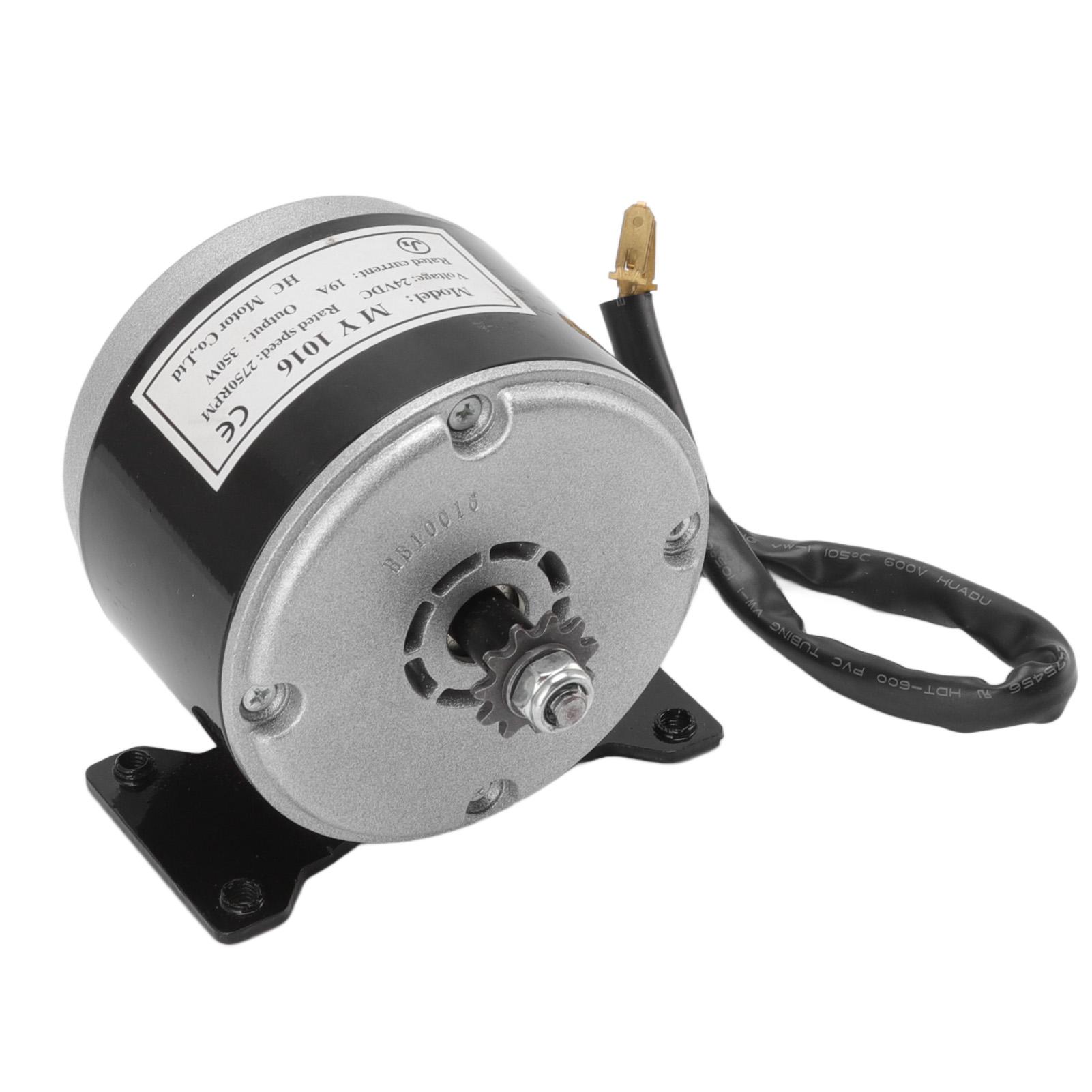 

Электродвигатель 24В 350Вт 2750 об/мин Высокоскоростной двигатель со звездочкой 11 зубьев для электрического самоката велосипеда трехколесного велосипеда