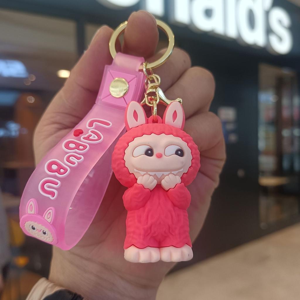 Buck Tooth Sheep Keychain Cute Cartoon Doll Schoolbag Pendant Car Key Chain Gift