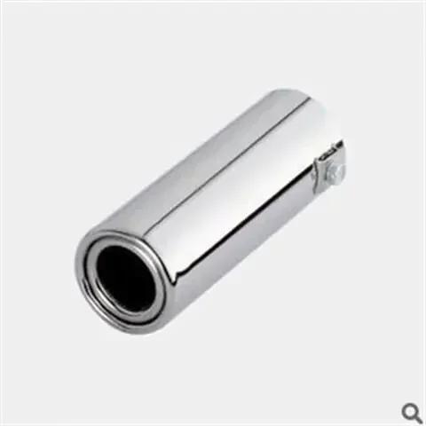 

Car Exhaust Muffler Tip Single/double Outlet Round Stainless Steel Car Rear Chrome Round Exhaust Pipe Tail Muffler Tip Tube