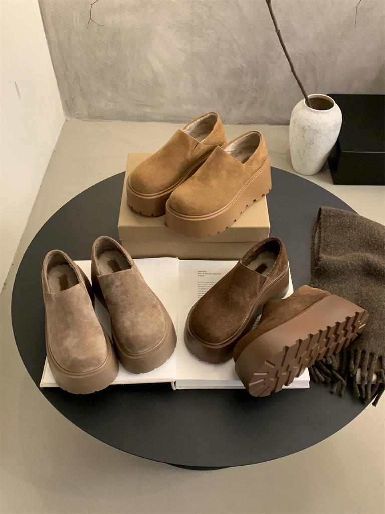 Japanese Style 2025 Spring New Chunky Platform Pumps Woman Slip On Jk Uniform Shoes British High Heels Gothic Loafers Women