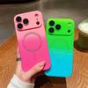 Two-color Gradual Change Magnetic Attraction Is Suitable for iPhone17promax All-inclusive Anti-drop Apple 16 with Its Own Lens Film Protective Cover