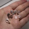 10 Pcs Stainless Steel Non Pierced Ear Clips on Earrings Making Supplies Earring Clips With Loop for Women DIY Jewelry Findings