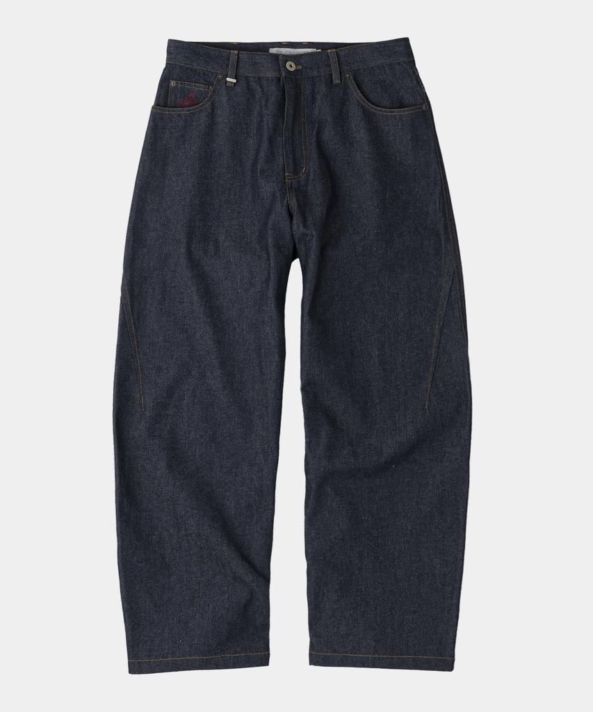 SLOWACID Back Logo Denim Pants [Indigo]