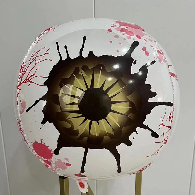 

2/4 шт. Форма глазного яблока Темный стиль Хэллоуинские украшения Реквизит для создания хоррор-сцены Фестивальные украшения 22 дюйма 2PCS чёрный