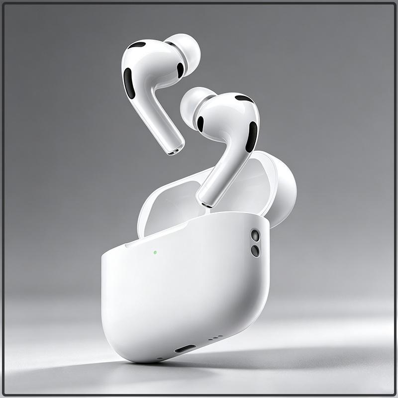 Kabellose TWS AirPods Pro 3 In-Ear-Kopfhörer Präzisions-Audio-Touch-Steuerung IPX4 Wasserdichtes Sport-Stereo-Headset für Mobiltelefon