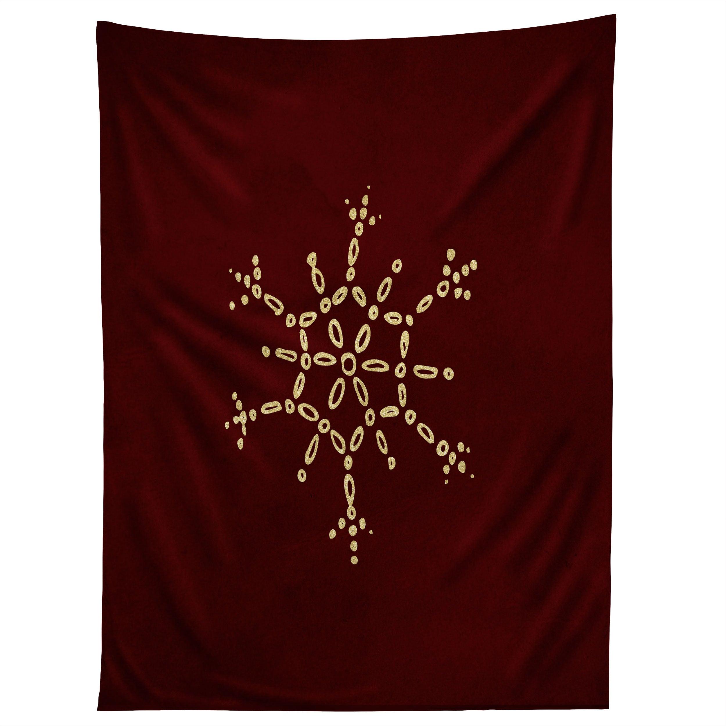 GOLD SNOWFLAKE NO 2 tapestry 75x100