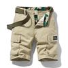 Herren Baumwoll-Cargo-Shorts Neue Sommer-Herren-Shorts mit mehreren Taschen, lässige Shorts, Jogginghosen, Herren Gerade Locker Geschnittene Shorts