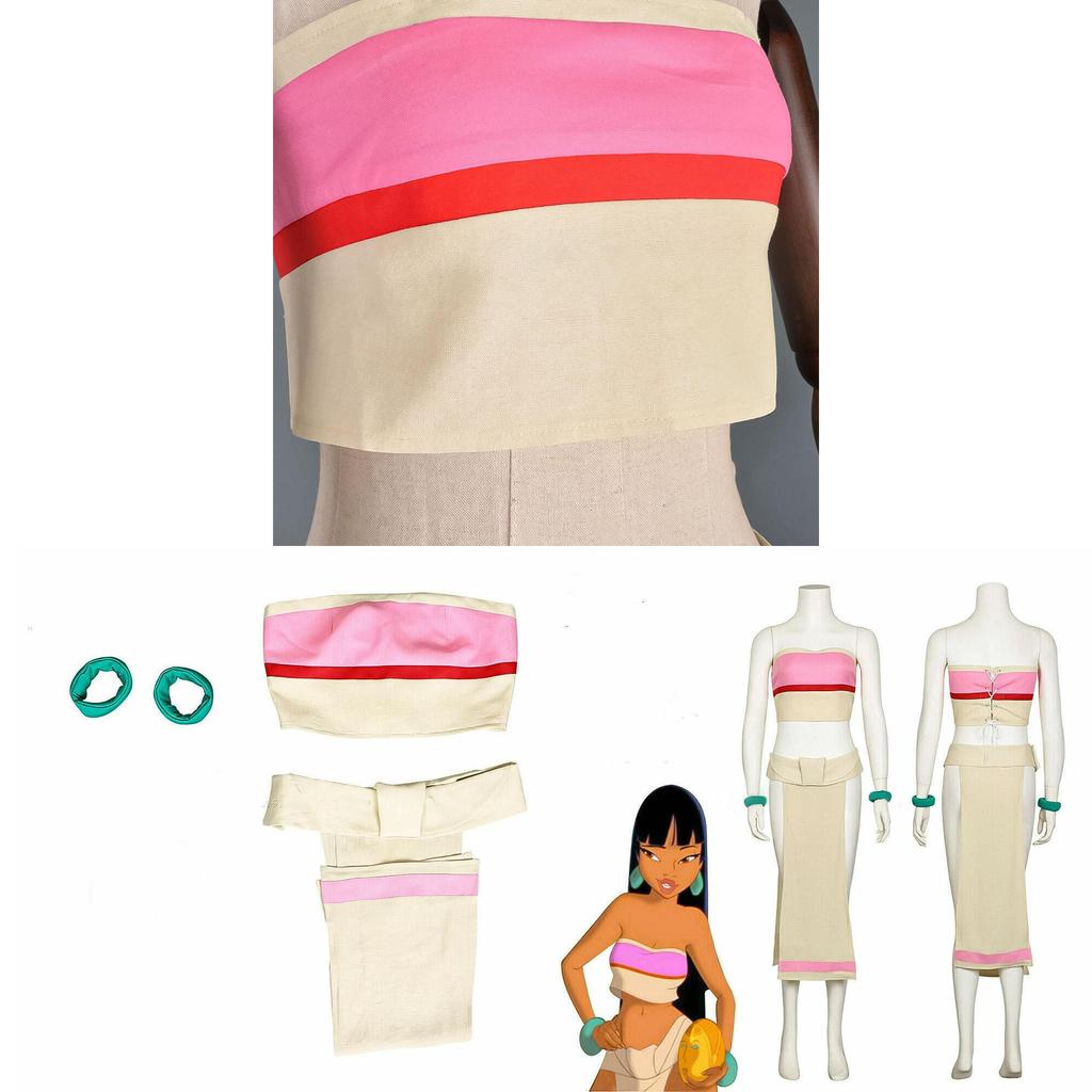 The Road To El Dorado Chel Cosplay Costume With Cotton Linen For Halloween Role Play