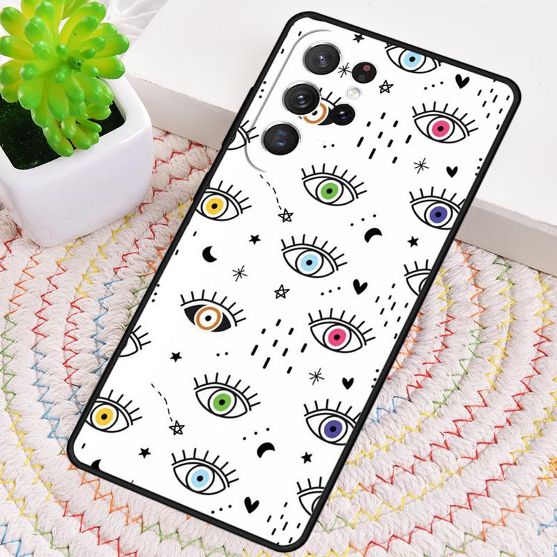 Evil Eye Phone Case for Samsung Galaxy Note 10 Pro S26 Ultra S23 S24 FE S25 S21 S22 PLUS Shockproof Cove