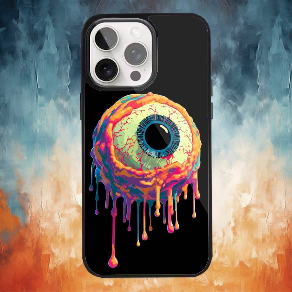 Augenmalerei Kunst Handyhülle Für iPhone 17,16,15,14,13,12,Plus,Pro,Max für Magsafe Magnetisches Kabelloses Laden