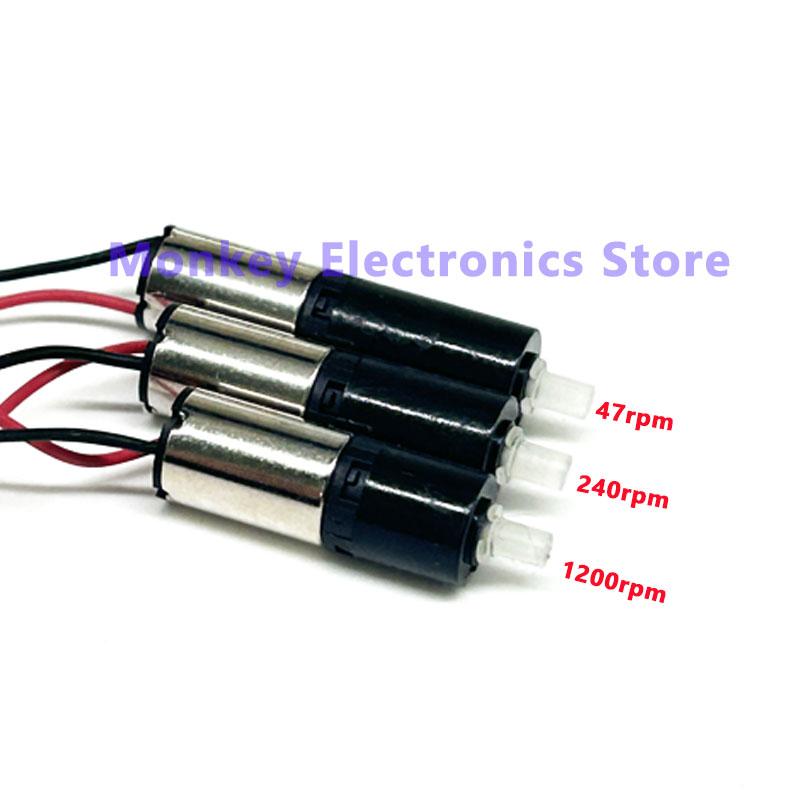 17rpm 111rpm 1111rpm DC 1V 1.7V Mini 6mm Planetary Gearbox Gear Reducer Motor Reduction Micro Coreless Motor DIY Robot Luggage