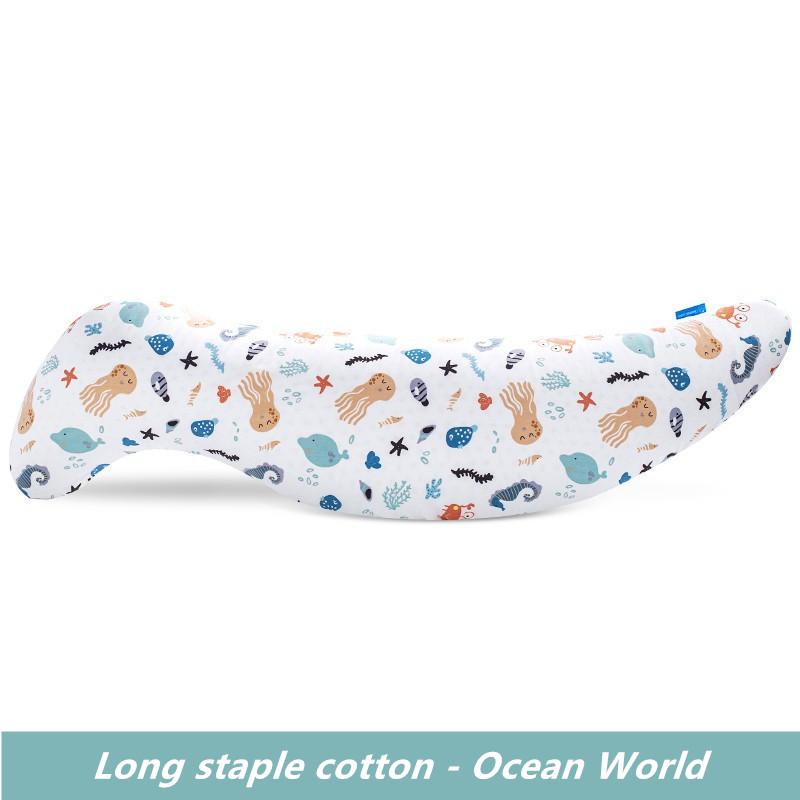 Boyfriend S-shaped Thailand Original Natural Latex Safety Pillow Memory Foam Pregnant Side Sleeping Leg Pillow Massage Pillows