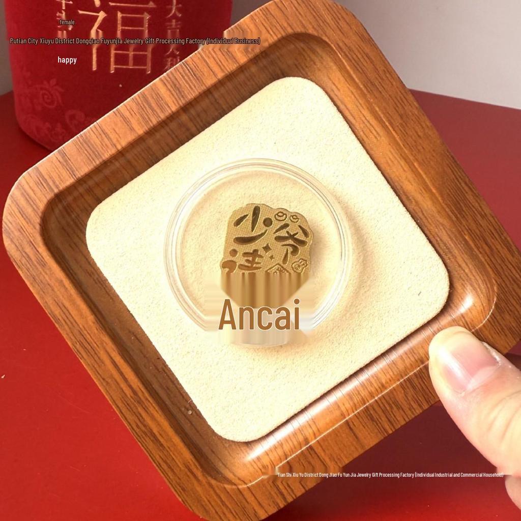 Pure Gold 999 Horse Year Phone Sticker for Wealth and Health - Popular Douyin Live Seller