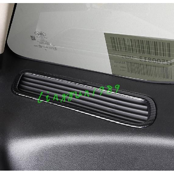 Carbon Fiber Door Third Row Air Vent Outlet Frame Trim For Ford Explorer 2020-23