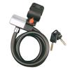 4 Feet Anti-theft   Lock Cable Coil with Mounting Bracket and Keys