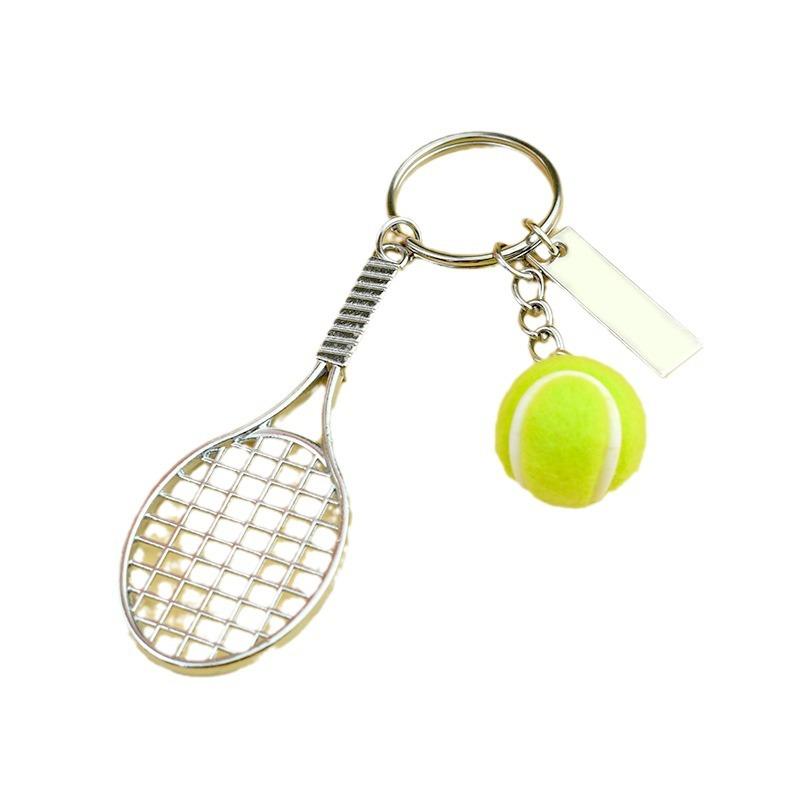 Tennis Keychain: Mini Sports Equipment Souvenir & School Prize