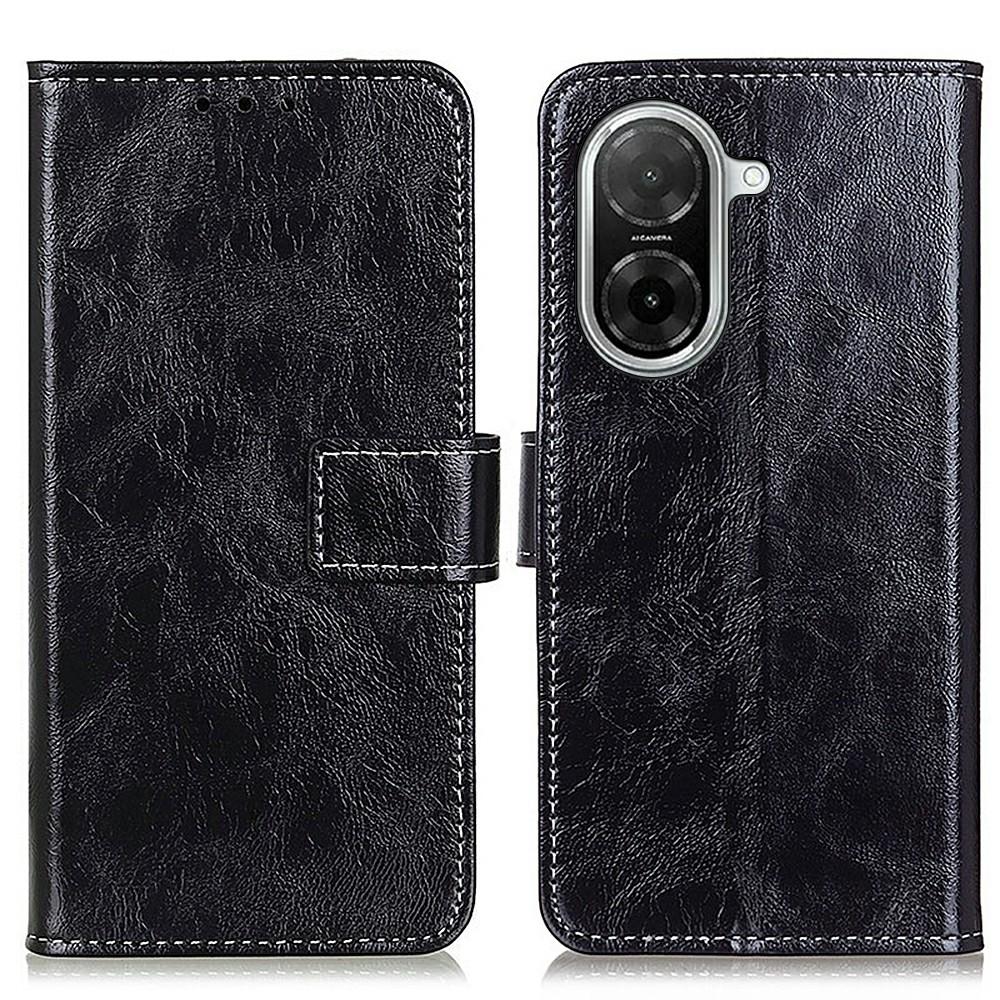 For Xiaomi Redmi A5 4G (171.7*77.8*8.3mm)/Poco C71 4G Case Wallet Leather Phone Cover Crazy Horse Texture