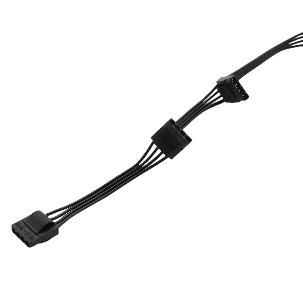 ABBY-2X 6Pin To 4 Molex Modular Power Supply Cable 6Pin To 4 IDE Cable For CORSAIR RM1000X RM850X RM750X RM650X RM550X