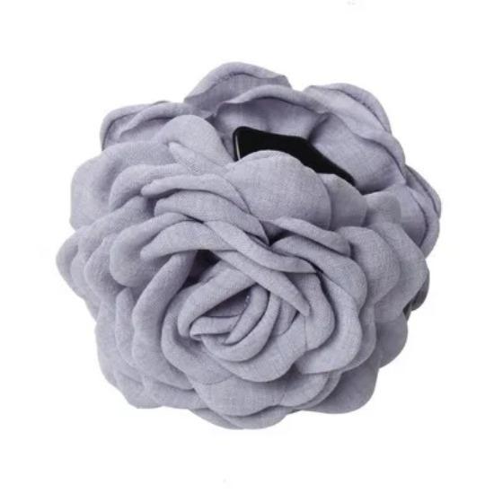 

Тканевые заколки-крабы для волос с цветком розы для женщин, девочек, пластиковые зажимы для волос, головные уборы, аксессуары для волос