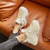 Inner Height Increase New Breathable Dad Shoes Platform Mesh Small Sports and Leisure Shoes A2