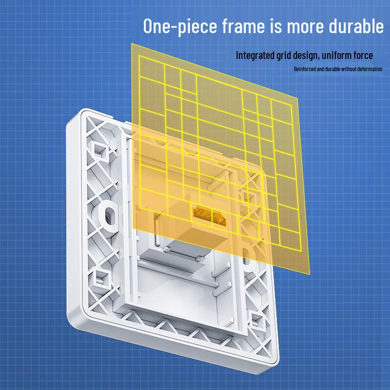SAMZHE HDMI 86-Type Single Port Wall Plate Module
