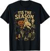 Retro Halloweenthemed Shortsleeved Shirt Halloween Season Is Here