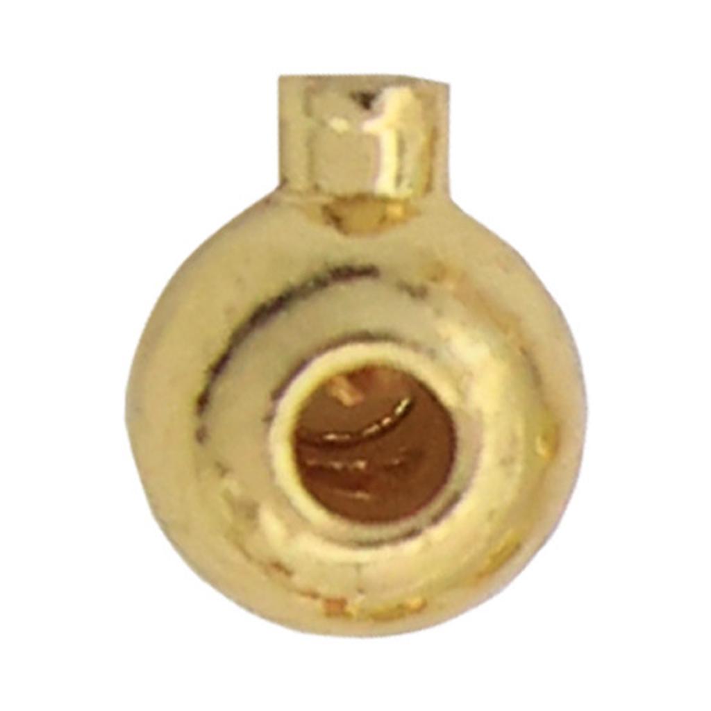 Set of 20 Round Bracelet Connector Clasps Positioning Bead for Necklaces Fashionable Spacer Beads for Jewelry Making