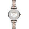 Gianni T-Bar Silver Bicolor Rose Ladies Quartz AR11537 Watch