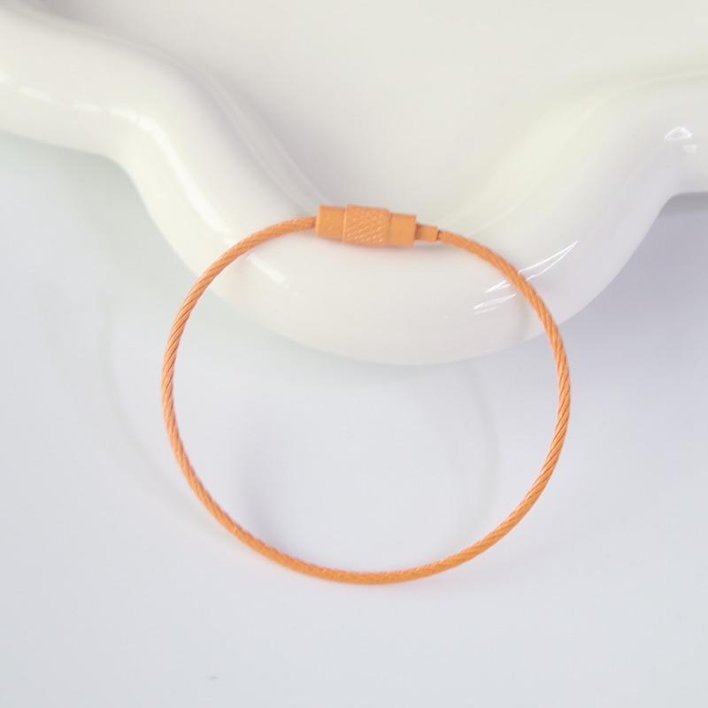 1 stk Fargerik Bagasjelappklemme i Rustfritt Stål Slitesterk og Enkel å Installere Perfekt for Reise og Daglig Bruk