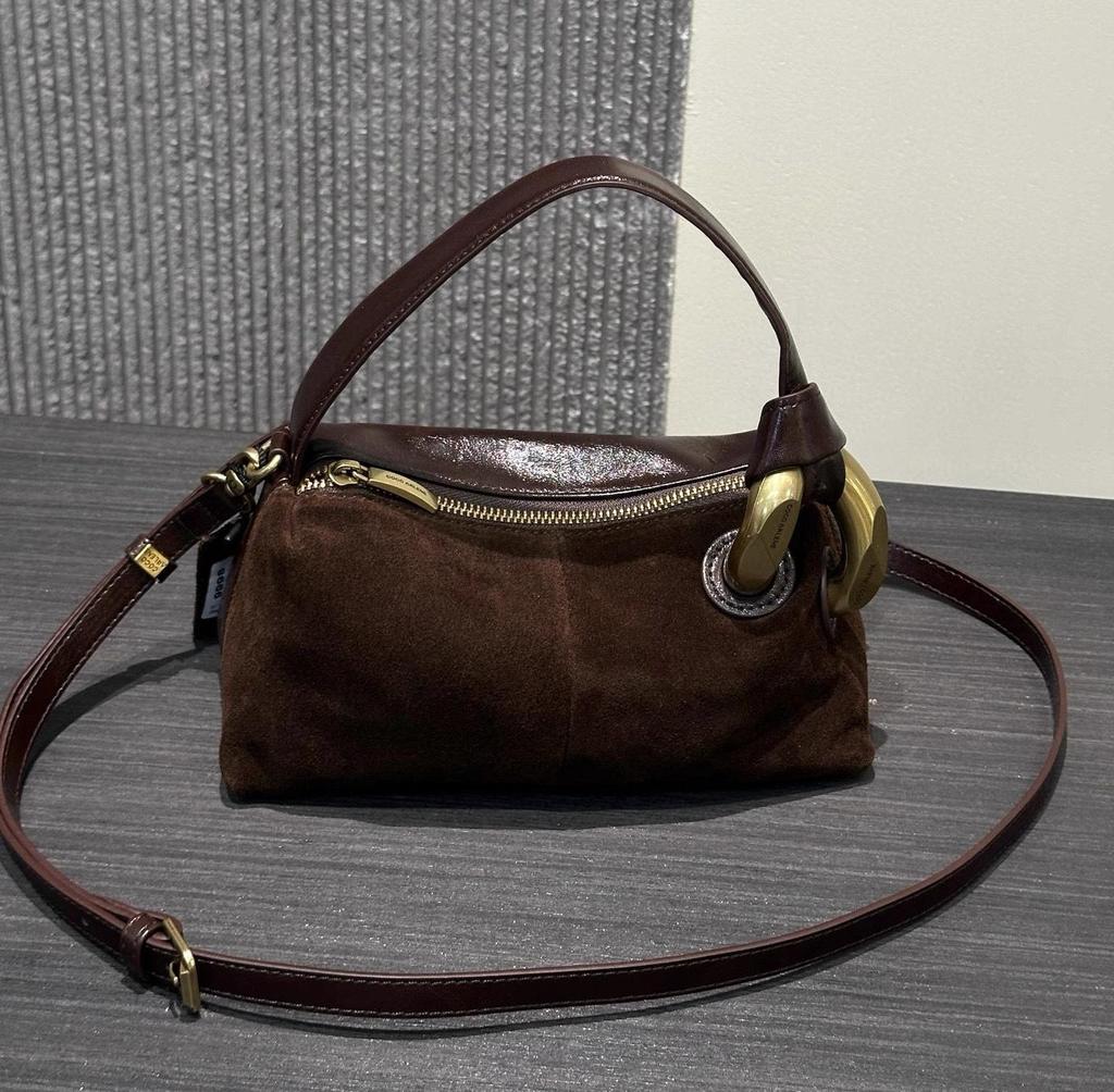 2025 Matte Leather Boston Pillow Bag - Versatile Soft Handbag & Crossbody