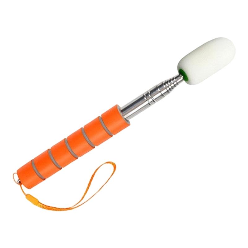 Stainless Steel Telescopic Sponge Absorbers For Ceramic Clay Water Removal Adjustable Cleaning Rod With Ergonomic Handle