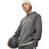 Li Ning Badfive Letter Print Pullover Sweatshirt Unisex Sweatshirt Street-Grey AWDT887-3
