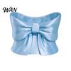 Durable Pen Cup Bow Holder 3D Printed Cute Pencil Cosmetic Brush Organizer Desktop Makeup for School Home Office Supplies Satin Texture