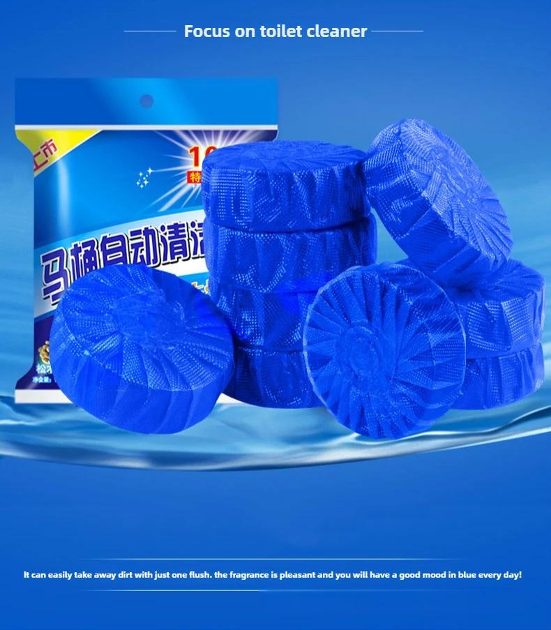 Automatische Spülung Blaue Blasen Toilettenschüsselreiniger Badezimmererfrischer Toilette Toilettenraum WC-Tabletten Reinigend Spülreiniger