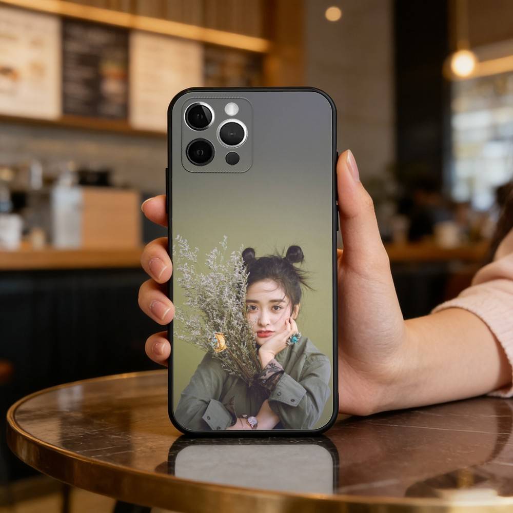 

Chinese actress S-Shen Y-Yue Soft Silicone Black Cover,Phone Case For iPhone 17,16,15,14,13,12,11 Plus,Pro Max,XS iPhone16plus