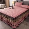 European Style Lace Quilted Bed Skirt - Thickened Skirt Edge for E-commerce Dropshipping