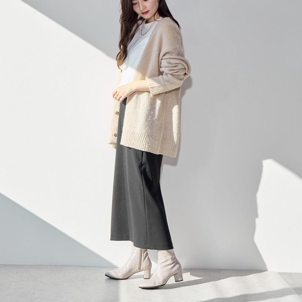 HIMIKO/Himiko/Soft Sheepskin Leather Boots/641403 Gray 245