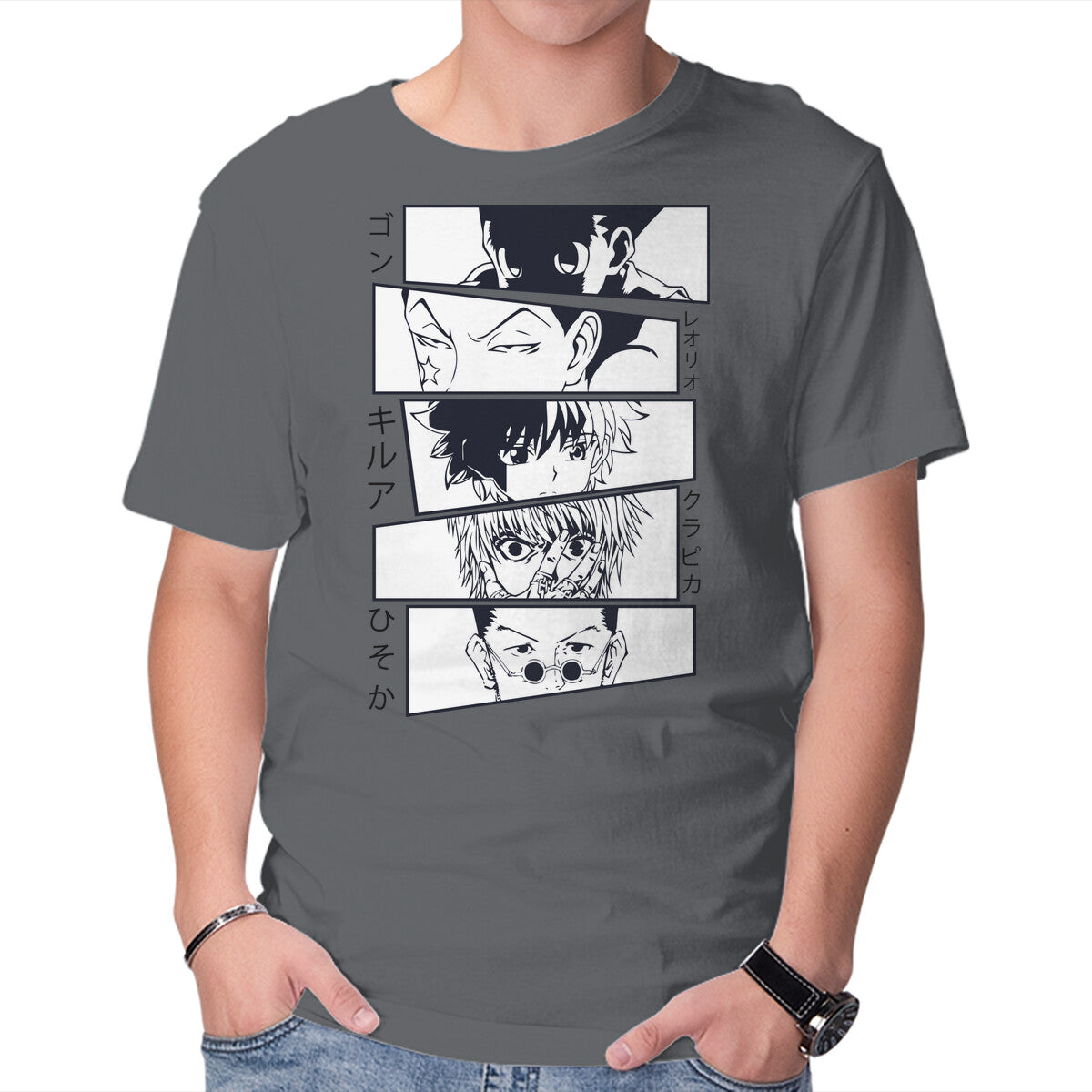 Unisex Crew Neck T-Shirt Hunter Crew Graphic Short Sleeve Casual Tee XS