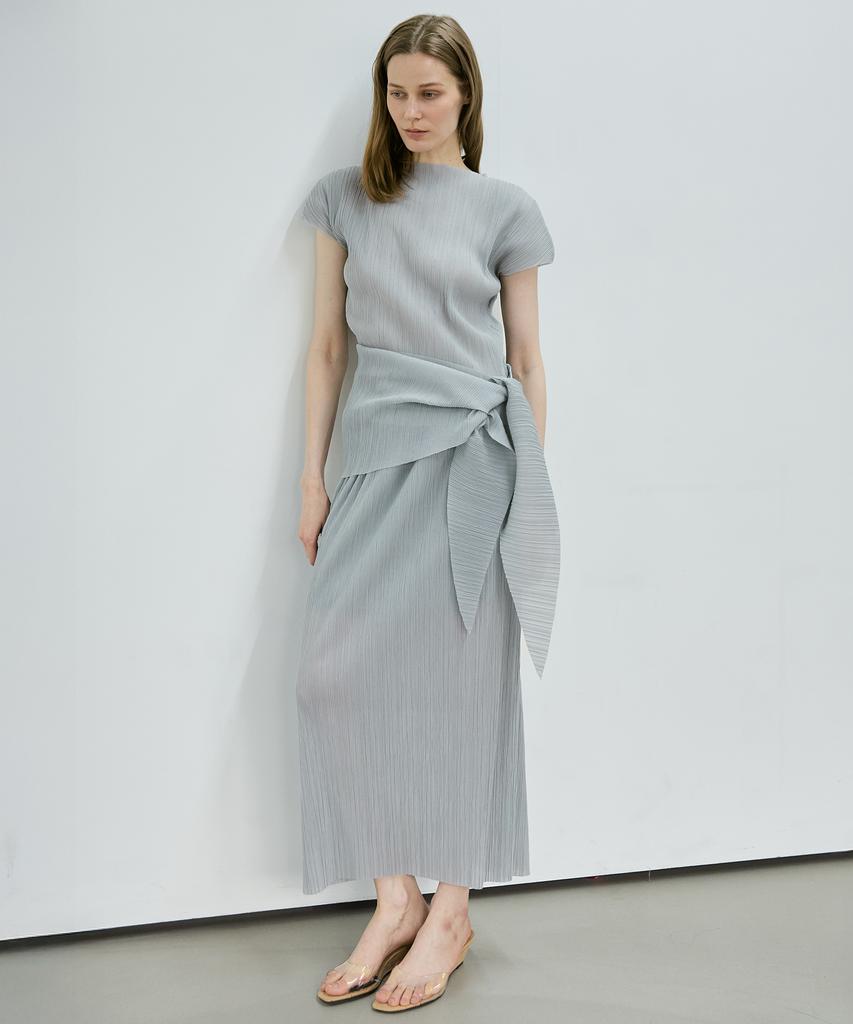 Nutopeu Pleated Wrap Set_Blue Gray