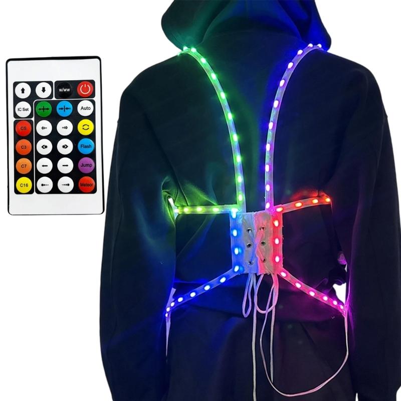 LED Glowing Color Corset Features Bright