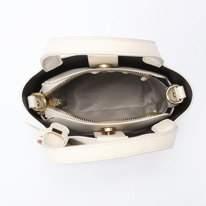Chic Minimalist Pu Material Bucket Bag Spacious And Trendy Tote Bag For Everyday Use