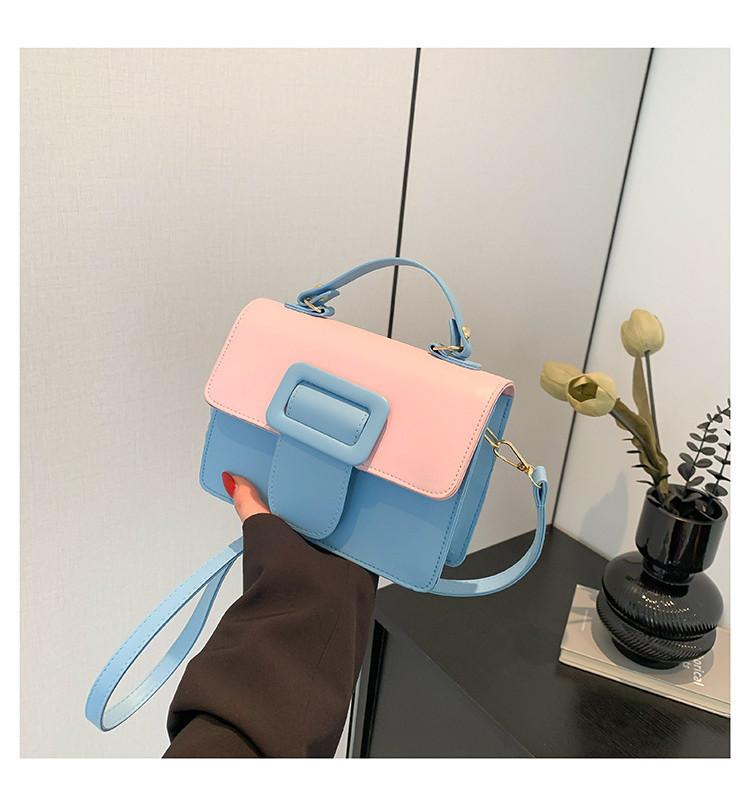 2024 Spring New Pure Color Casual Fashion Stylish Lady Shoulder Crossbody Handbag